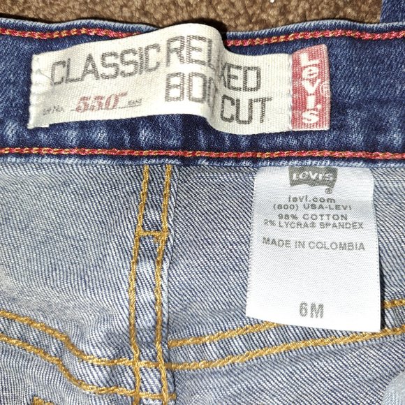 Levi's Women's Classic Relaxed Bootcut 550 Jeans size 6M - Picture 6 of 9